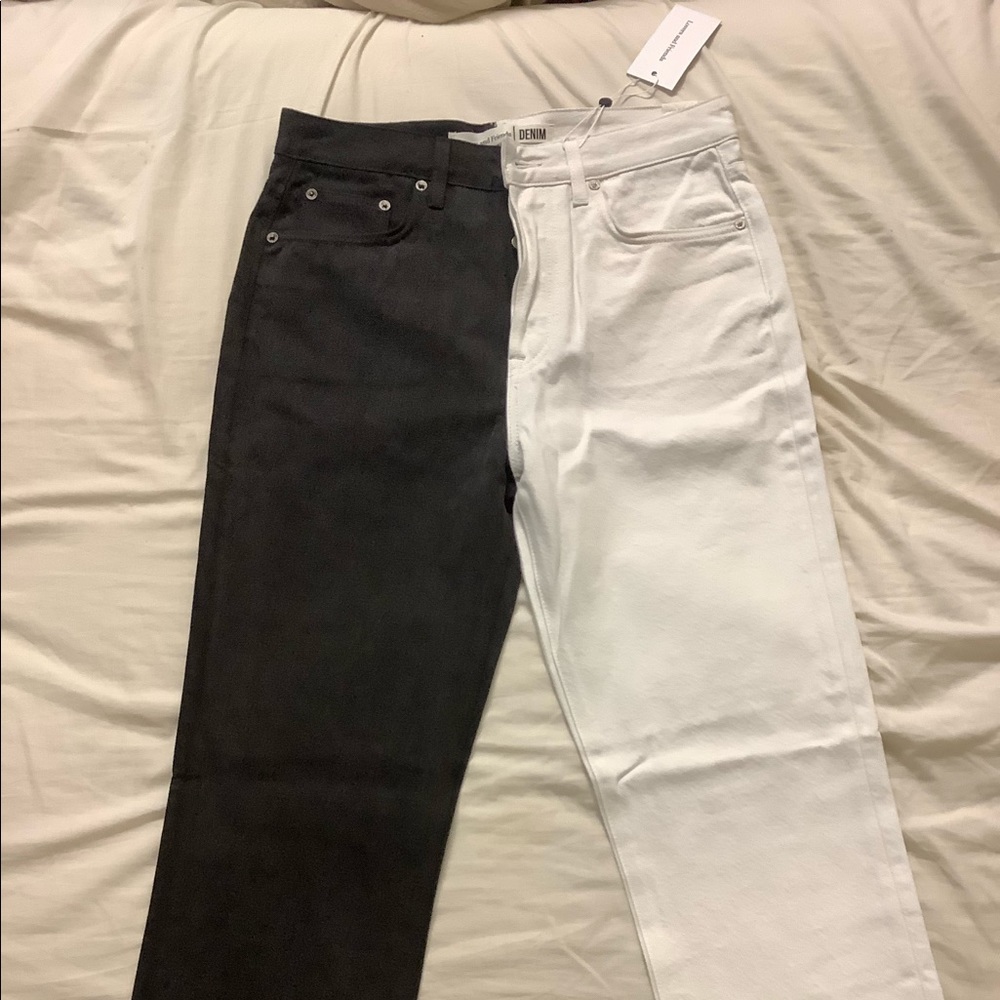 NWT Lovers + Friends super high rise Harley jeans